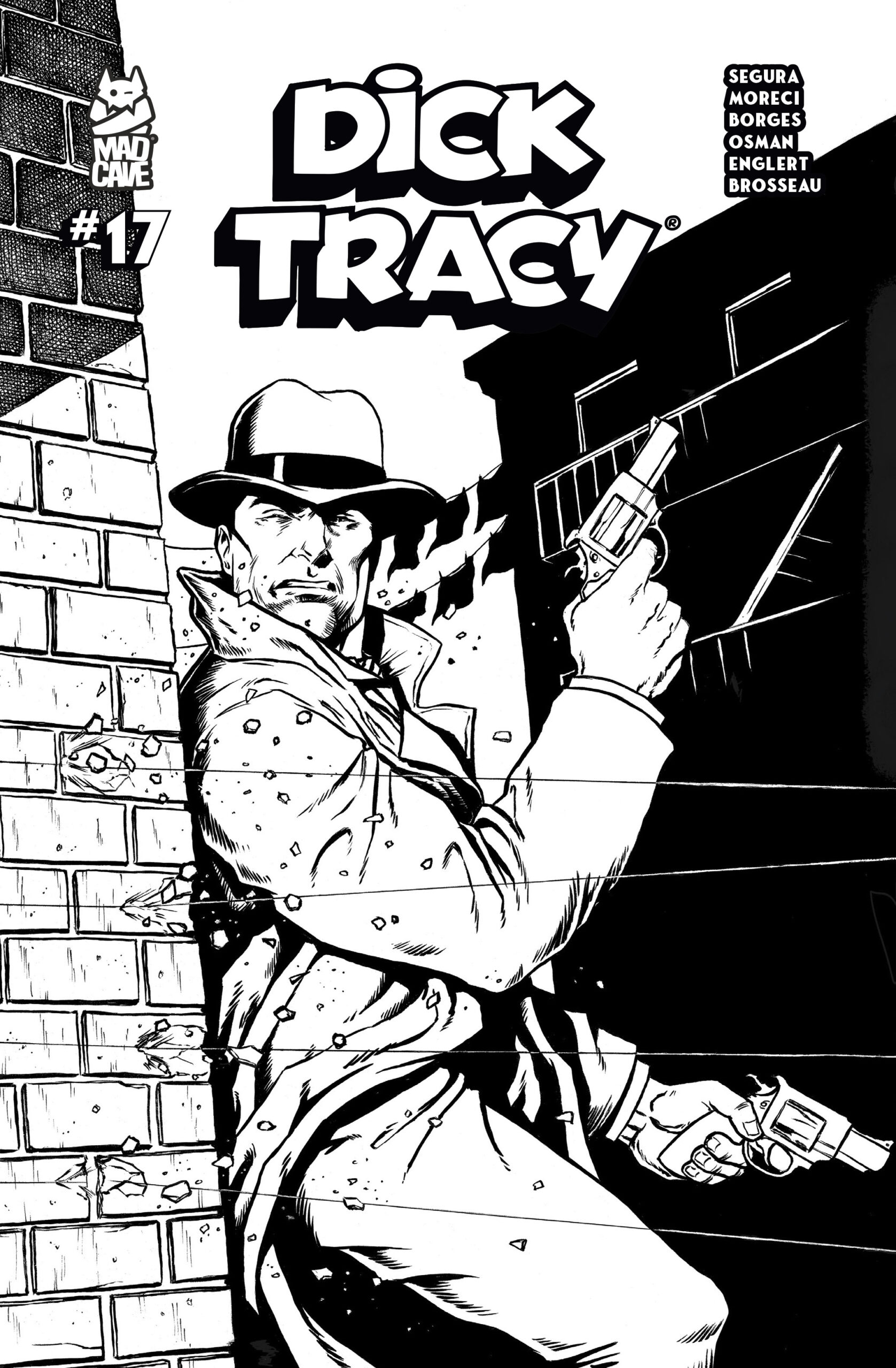 Dick Tracy #17 Bernie Cooke B&W Sketch Exclusive