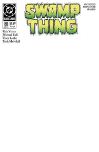 Swamp Thing 1989 #1 Blank Variant