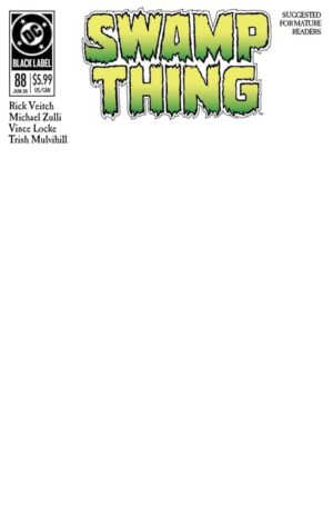 Swamp Thing 1989 #1 Blank Variant