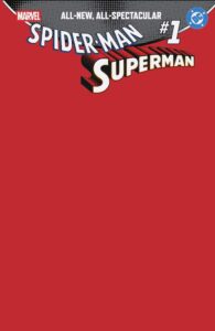 Spider-Man / Superman #1 Blank Variant