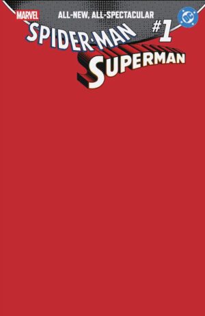 Spider-Man / Superman #1 Blank Variant